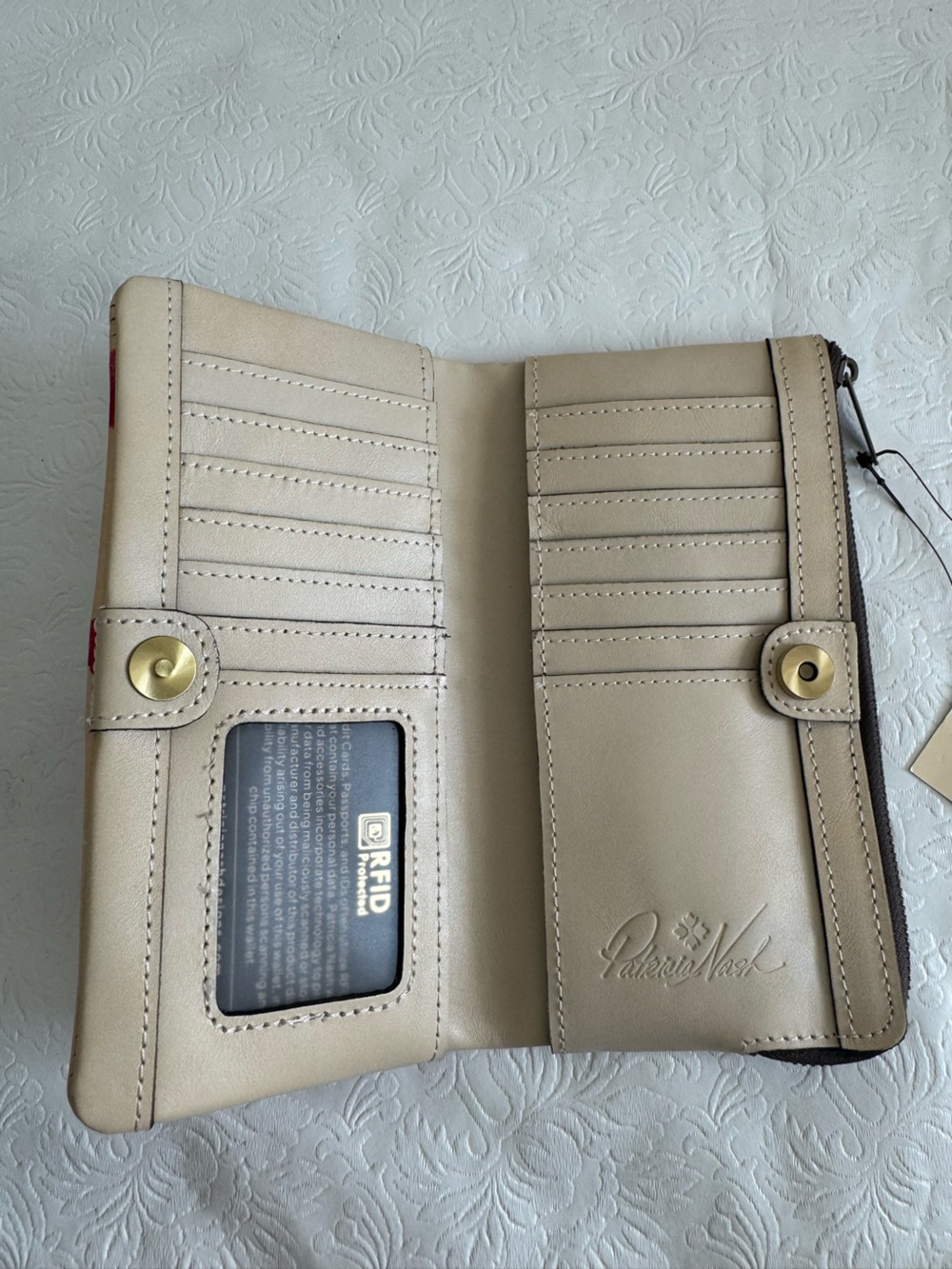 Patricia Nash Prassa Strawberry Flora Wallet - Picture 6 of 6